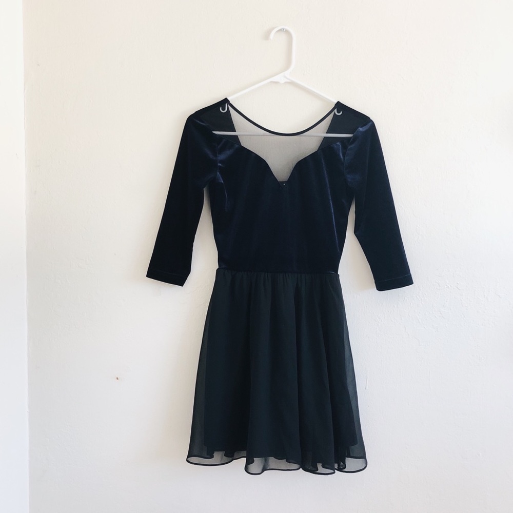 Velvet Skater Dress